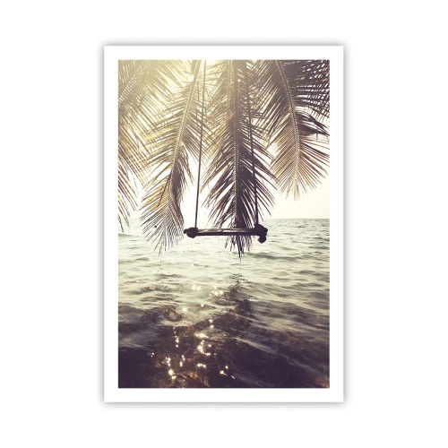 Poster - Je kunt naar believen in de wolken slingeren - 61x91 cm