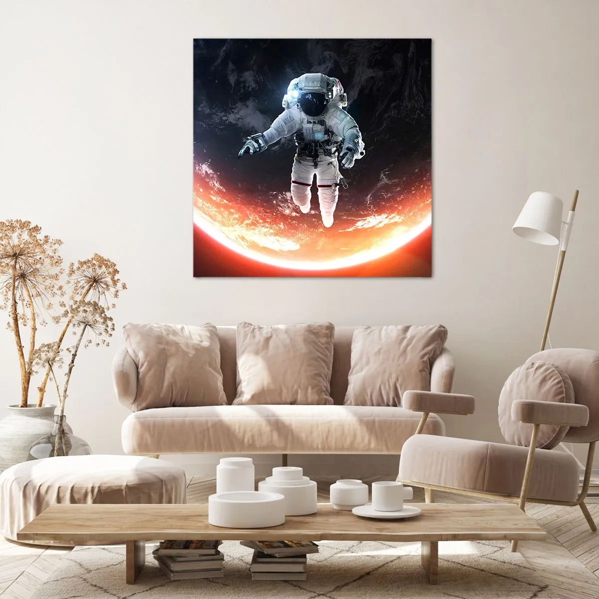 Schilderen op canvas - Mag ik nog wat langer blijven? - 70x70 cm