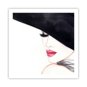 Poster - Elegantie en sensualiteit - 60x60 cm