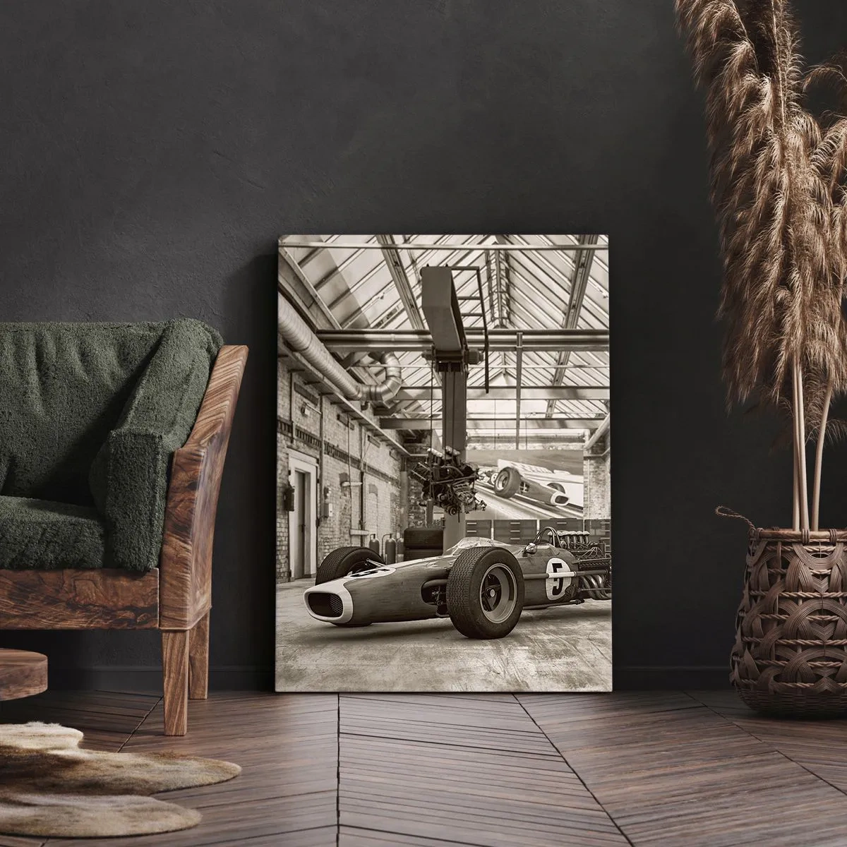 Schilderen op canvas - De rust van de winnaar - 50x70 cm