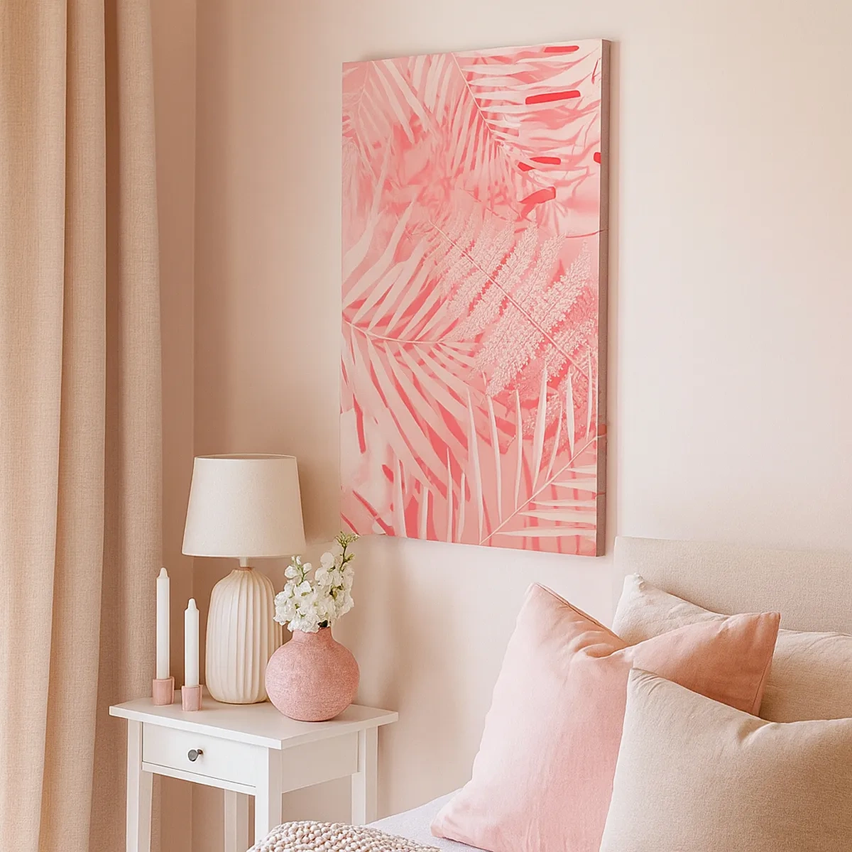 Schilderen op canvas - Roze concept - 50x70 cm