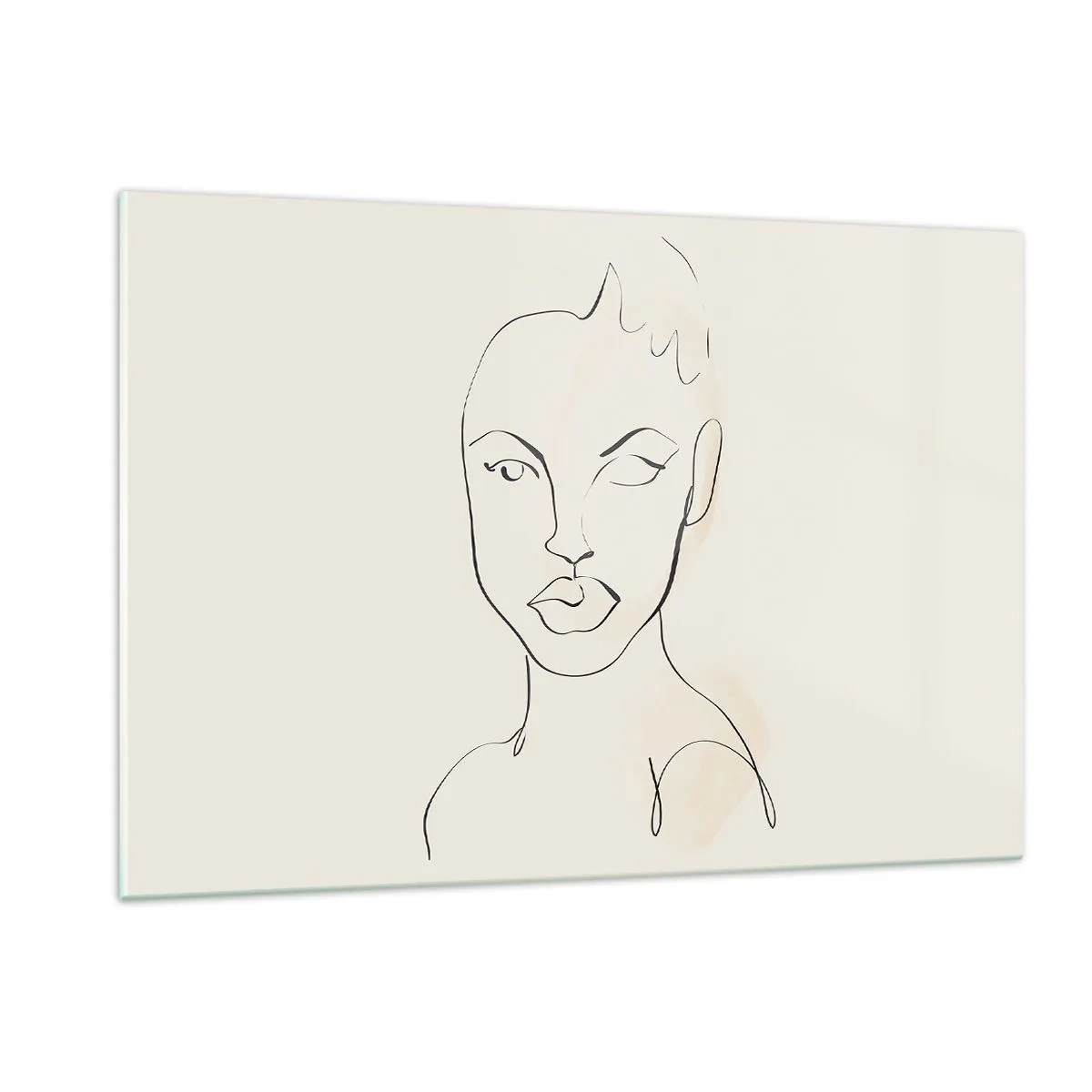 Schilderen op glas - Een overzicht van sensualiteit - 120x80 cm