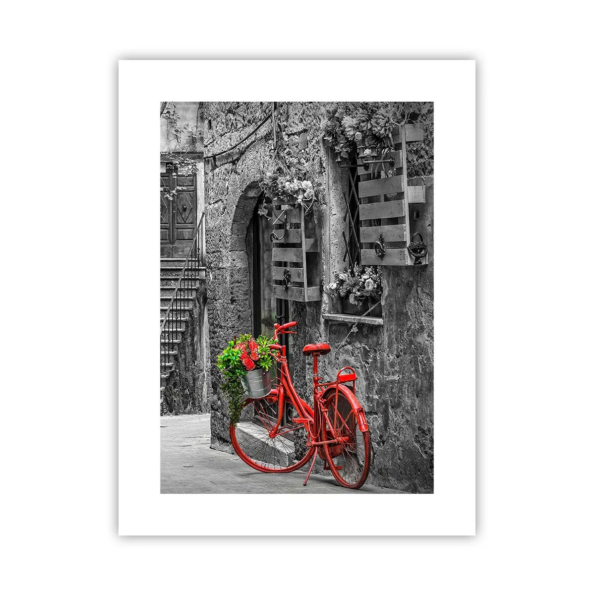 Poster - Toscaanse steeg - 30x40 cm