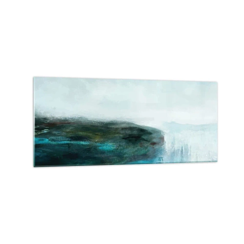 Schilderen op glas - Nautische abstractie - 120x50 cm