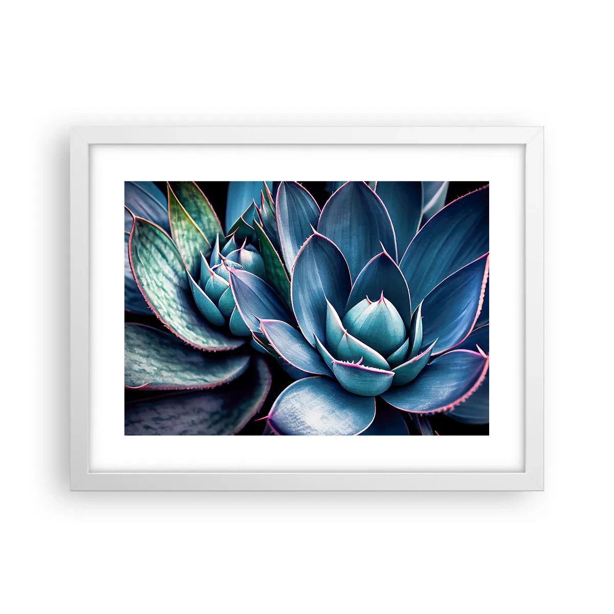 Poster in een witte lijst - Levenskracht - 40x30 cm