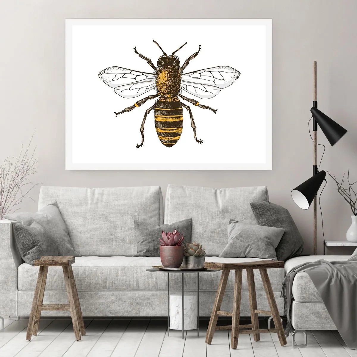 Poster - Mooi en goed - 70x50 cm