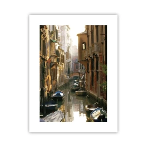 Poster - In een Venetiaans steegje - 30x40 cm