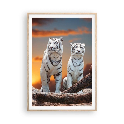 Een poster in een licht eiken lijst - Net als in Narnia - 70x100 cm