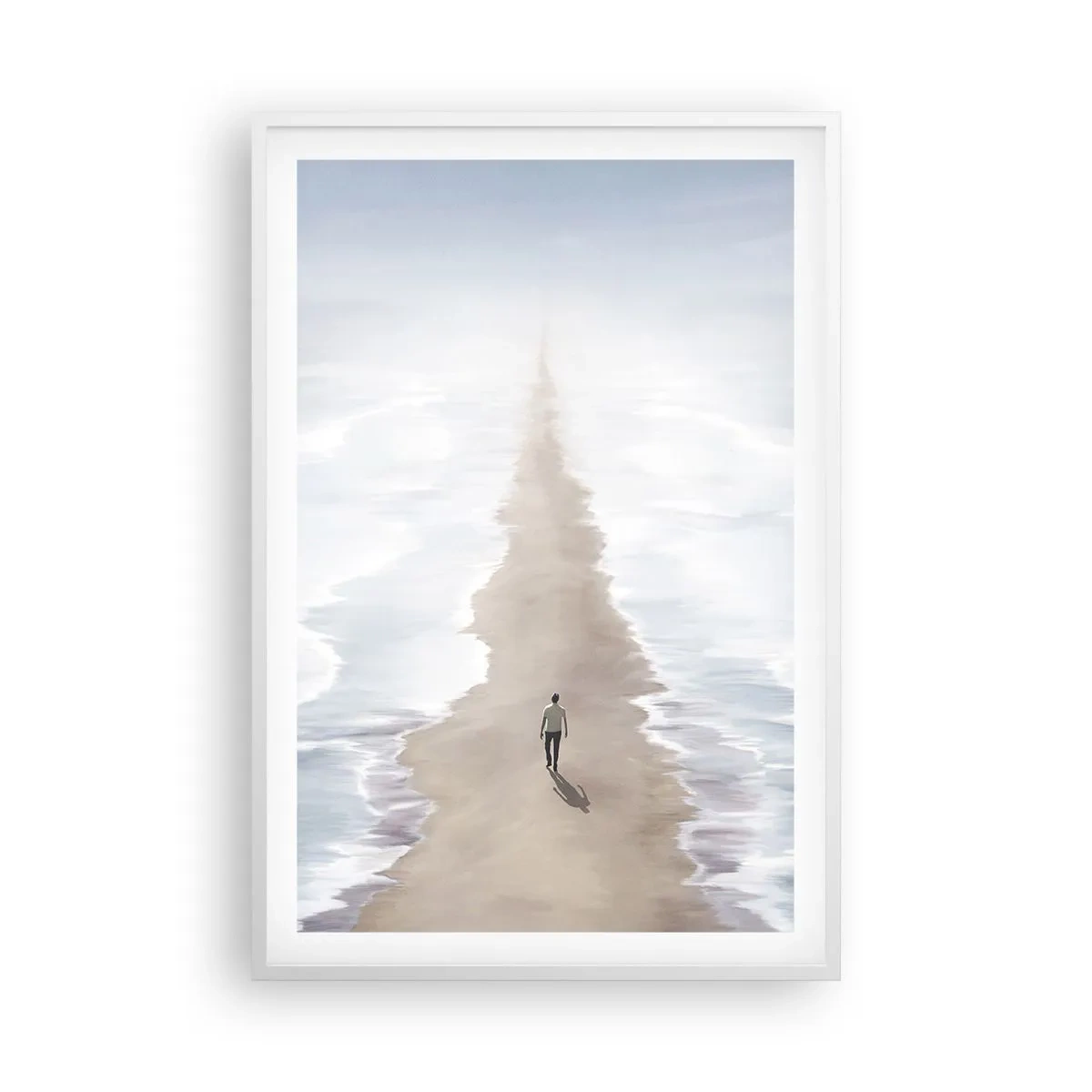 Poster in een witte lijst - Een gouden toekomst - 61x91 cm