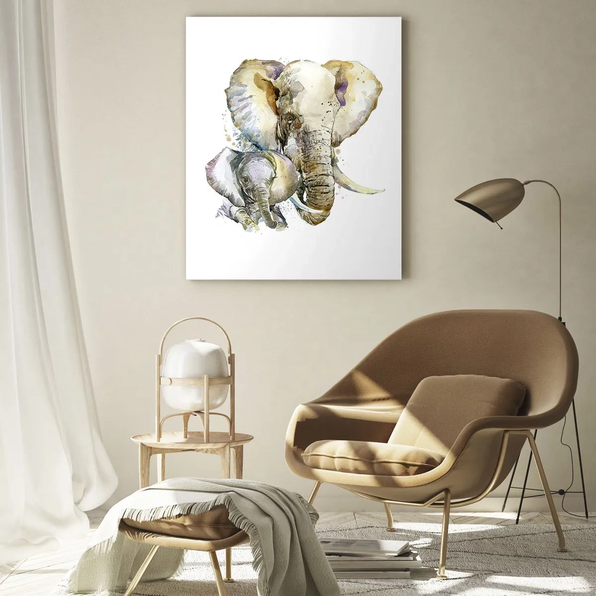 Schilderen op glas - Er gaat niets boven mama - 50x70 cm