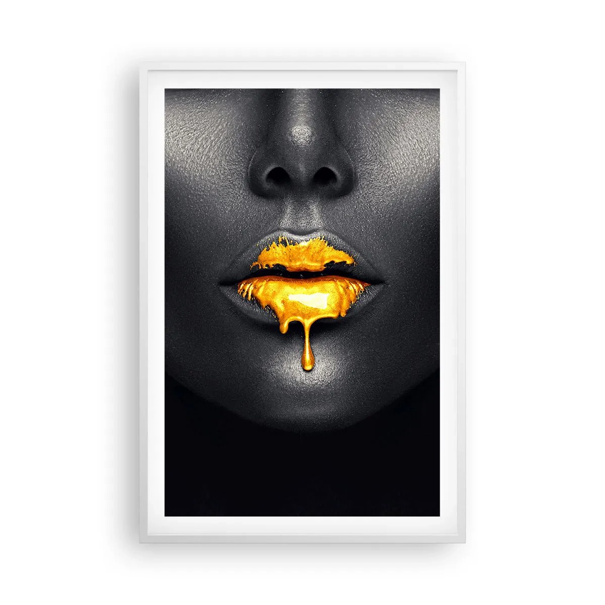 Poster in een witte lijst - Goldmouth - 61x91 cm