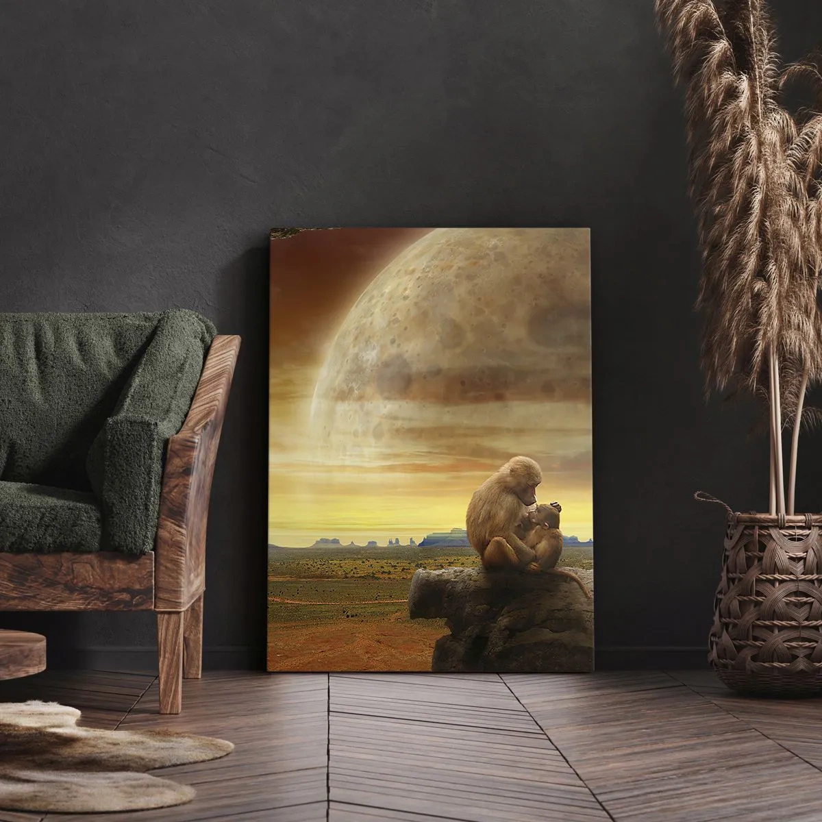 Schilderen op canvas - De liefde is overal hetzelfde - 70x100 cm
