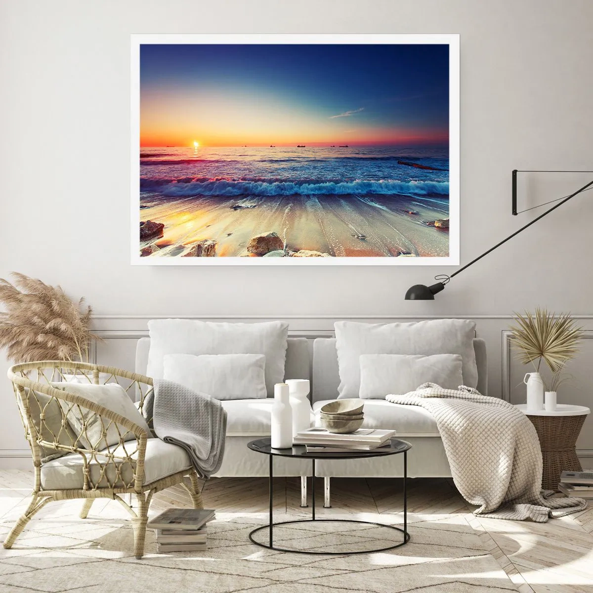 Poster - Hoe zit het met de horizon? - 40x30 cm