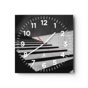 Wandklok - Klok - De rauwe schoonheid van het modernisme - 30x30 cm