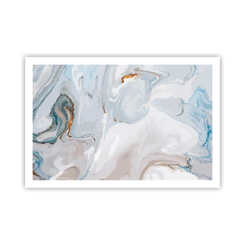 Poster - Het wit is verheven - 91x61 cm