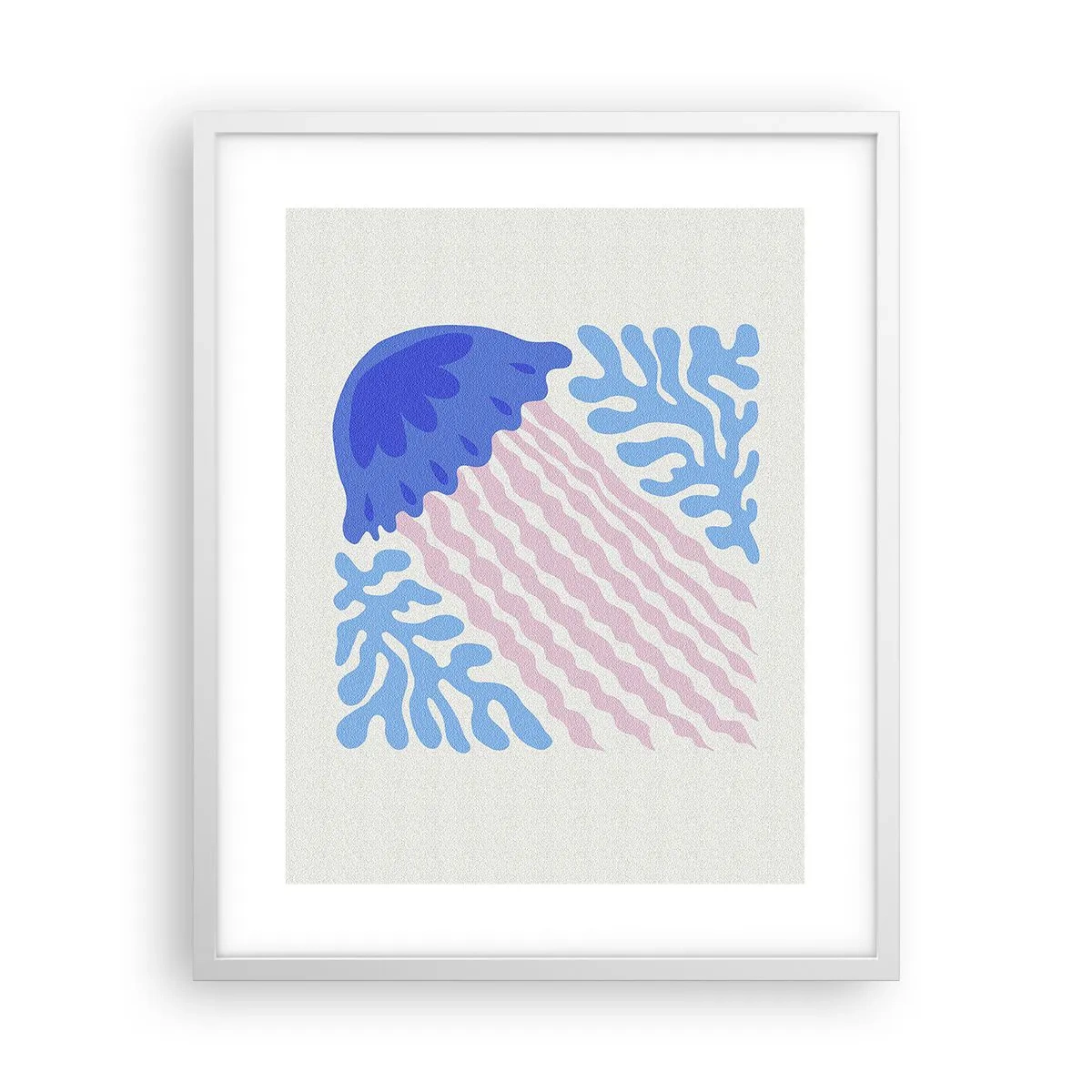 Poster in een witte lijst - Als uit een andere wereld - 40x50 cm