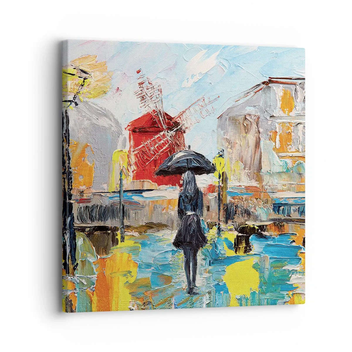 Schilderen op canvas - Parijse legendes - 30x30 cm