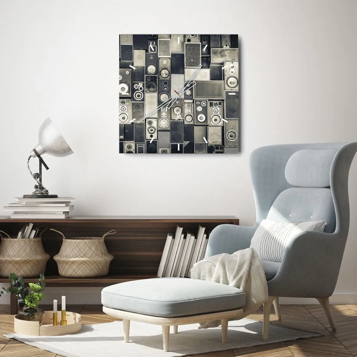 Wandklok - Klok - En alles is goed - 30x30 cm