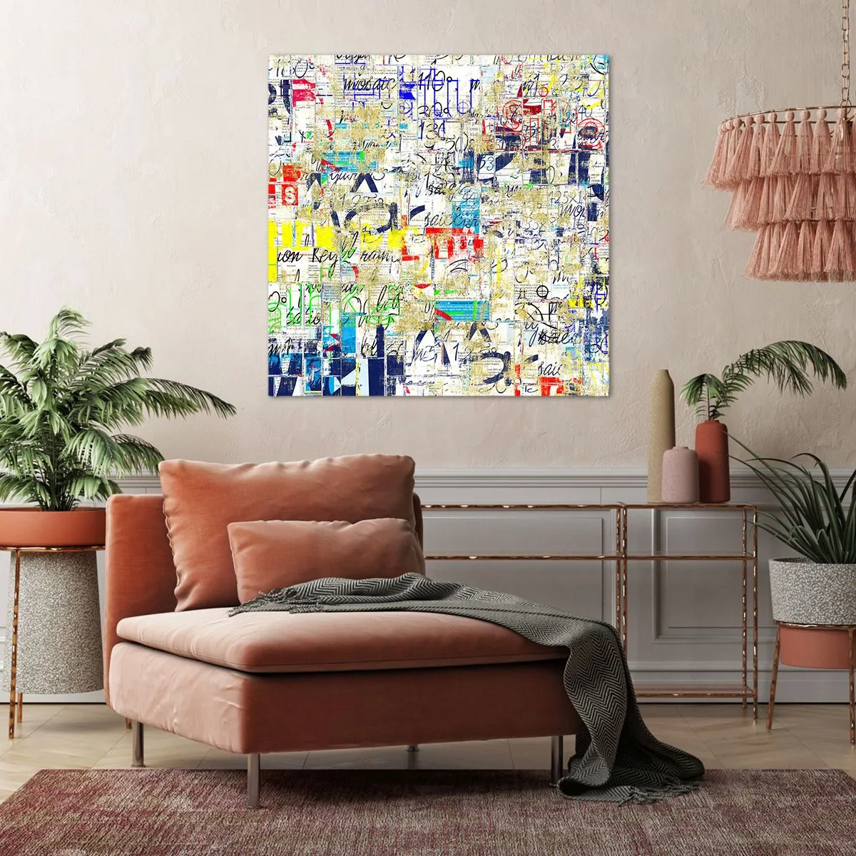 Schilderen op canvas - Het is gewoon een lust voor het oog - 30x30 cm