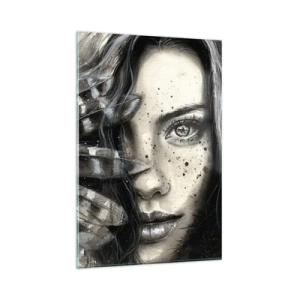 Schilderen op glas - Wilde schoonheid - 80x120 cm