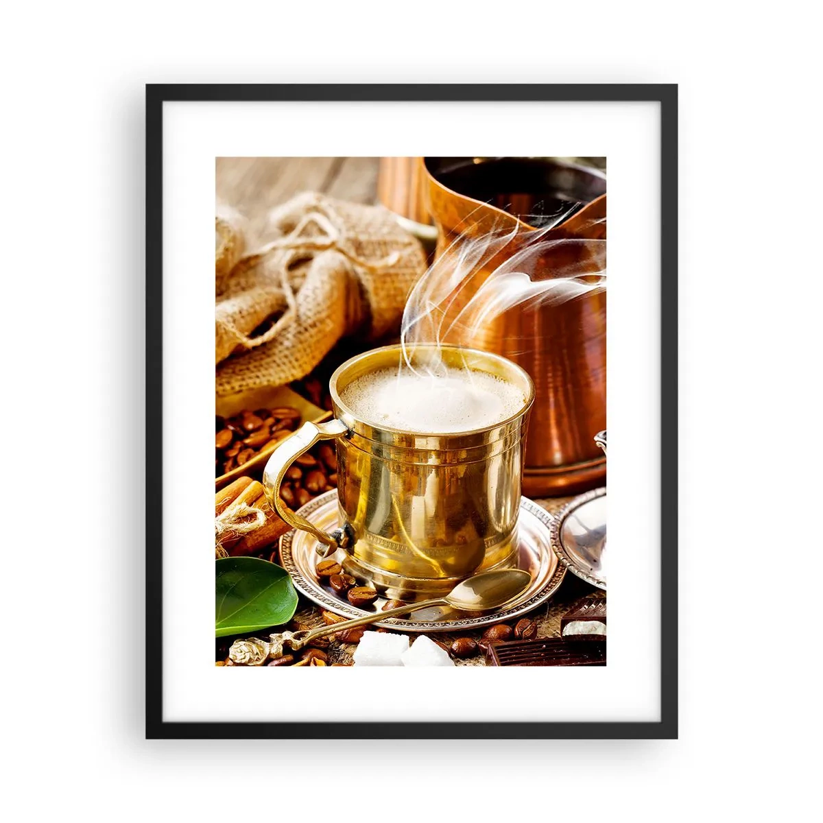 Poster in een zwarte lijst - Prettige dag! - 40x50 cm