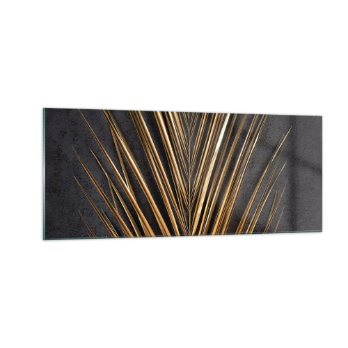 Schilderen op glas - Het goud van de tropen - 100x40 cm