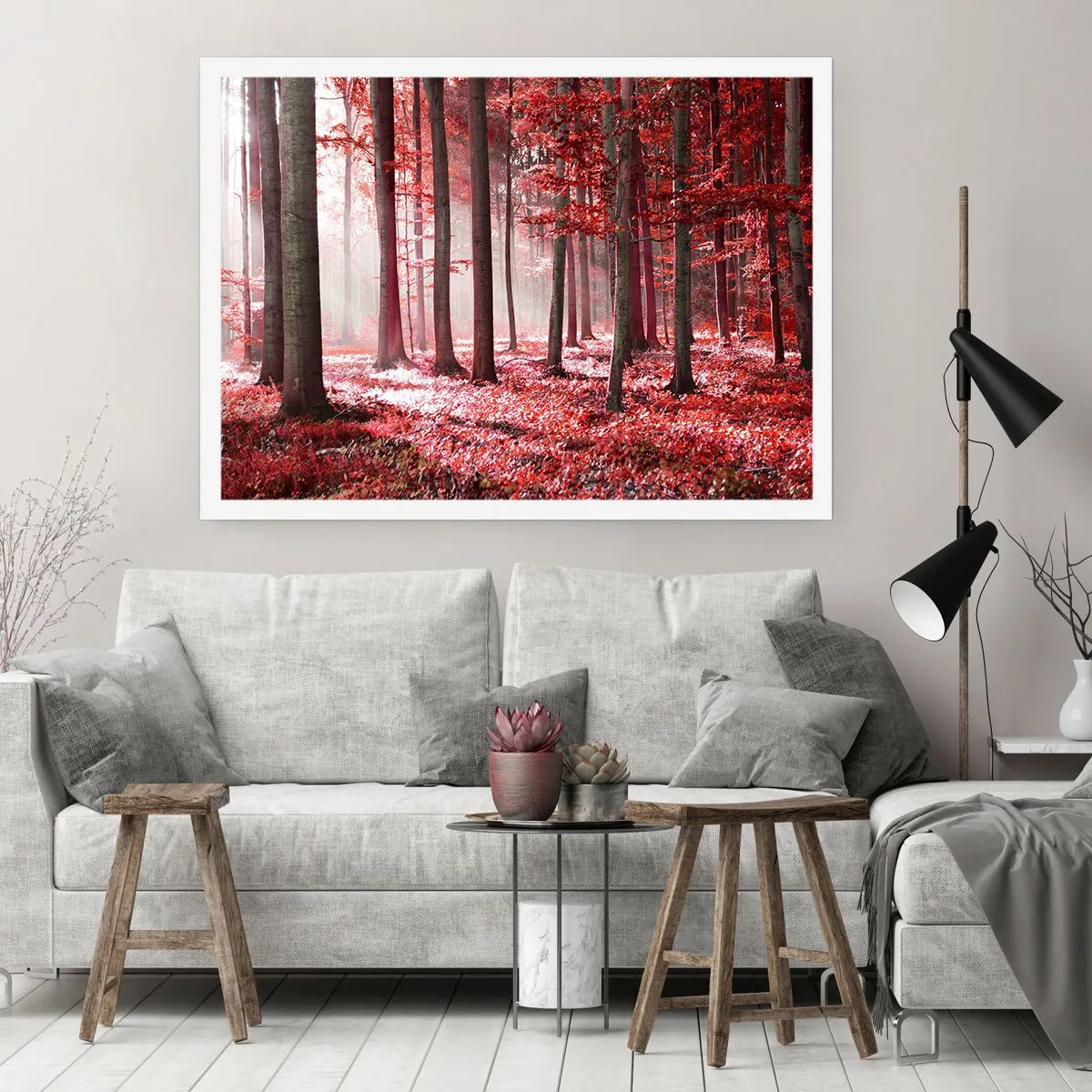 Poster - Rood is net zo mooi - 100x70 cm