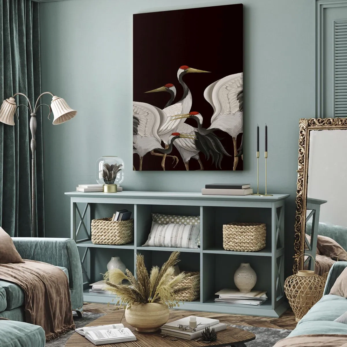 Schilderen op canvas - Vogel spullen - 50x70 cm