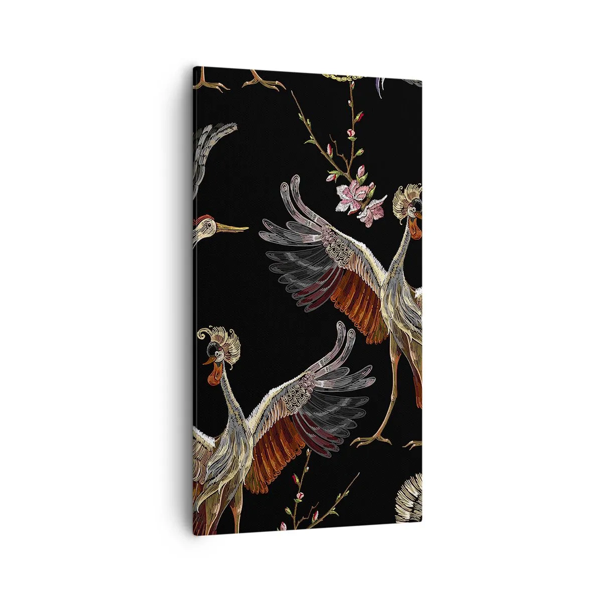 Schilderen op canvas - Een sprookjesvogel - 55x100 cm