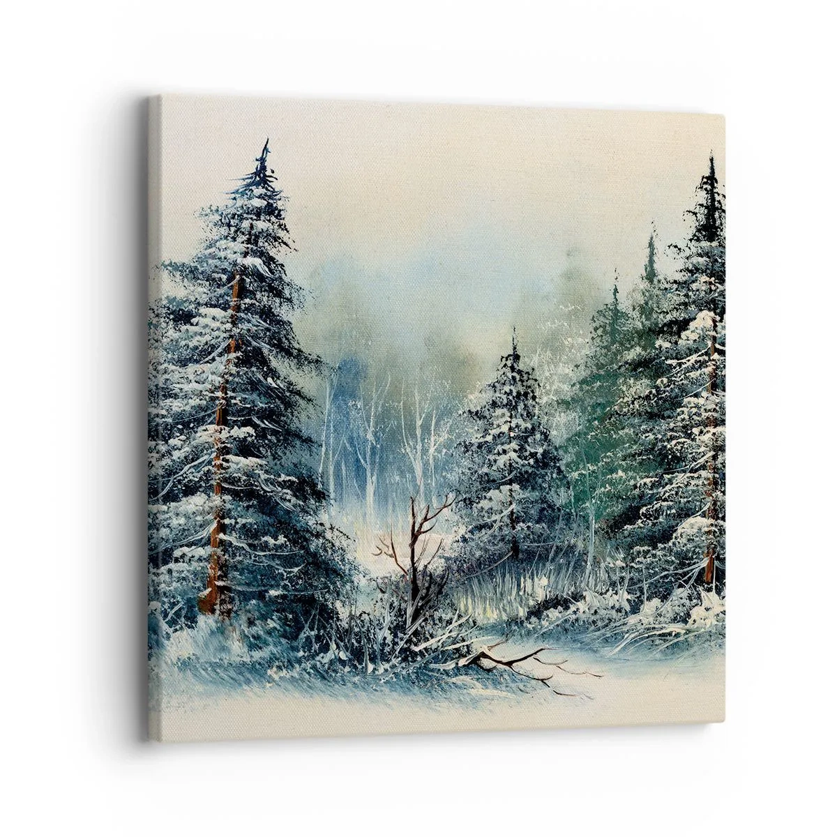 Schilderen op canvas - Klaar voor kerst - 30x30 cm