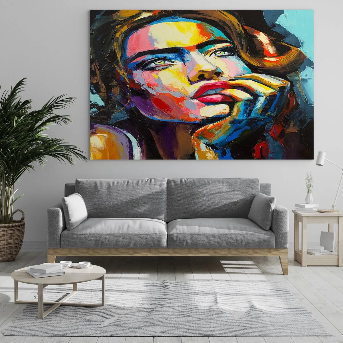 Schilderen op glas - Dromen vliegen in de lucht als vogels - 100x70 cm