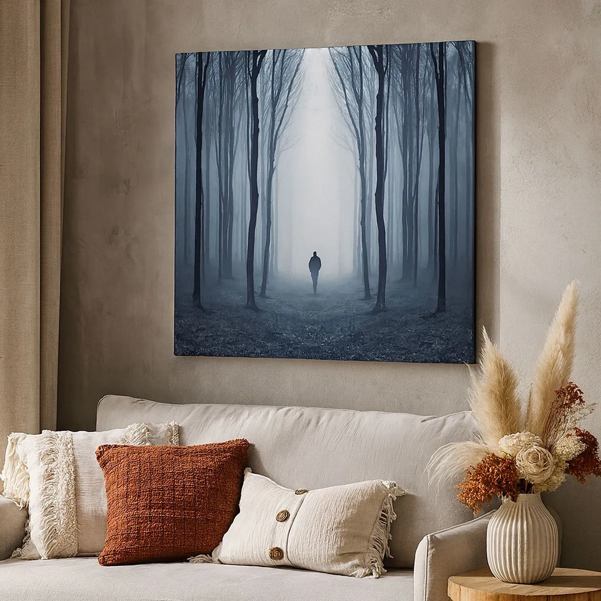 Schilderen op canvas - En alles is eenvoudig en duidelijk - 30x30 cm