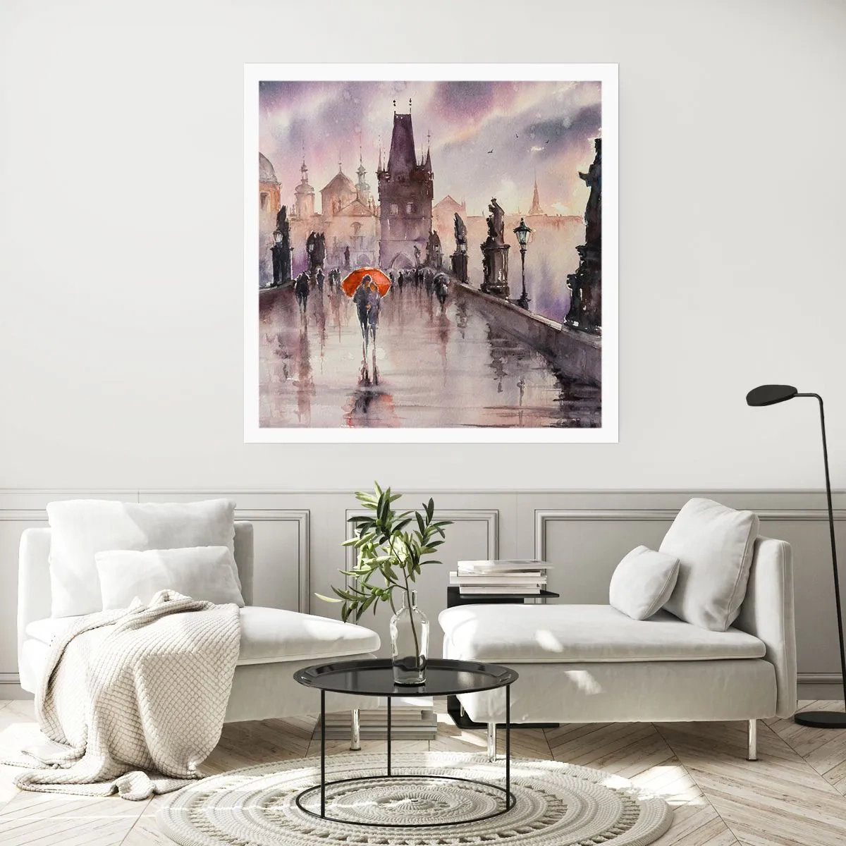 Poster - Mensen veranderen niet - 40x40 cm