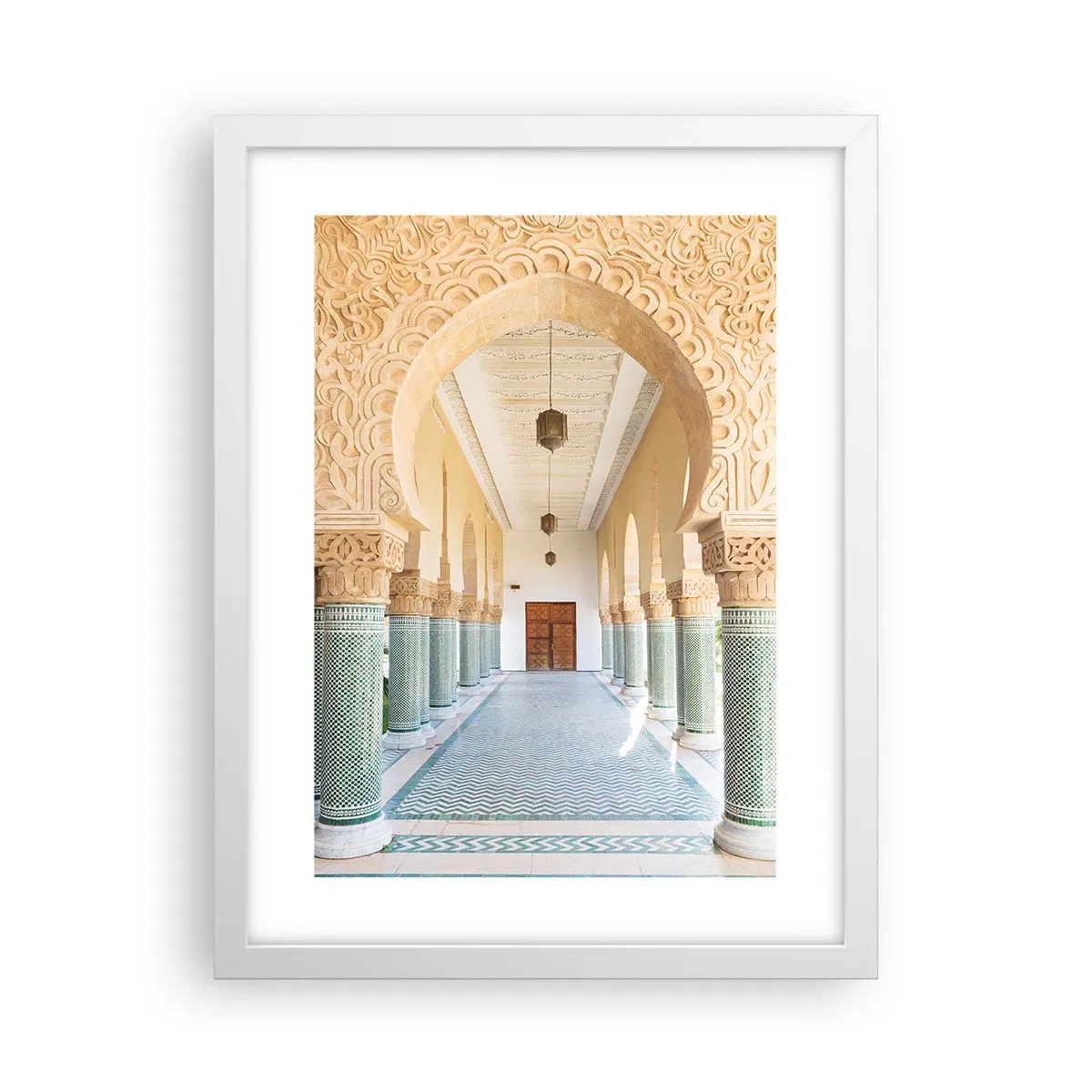 Poster in een witte lijst - Uit de verhalen van Scheherazade - 30x40 cm