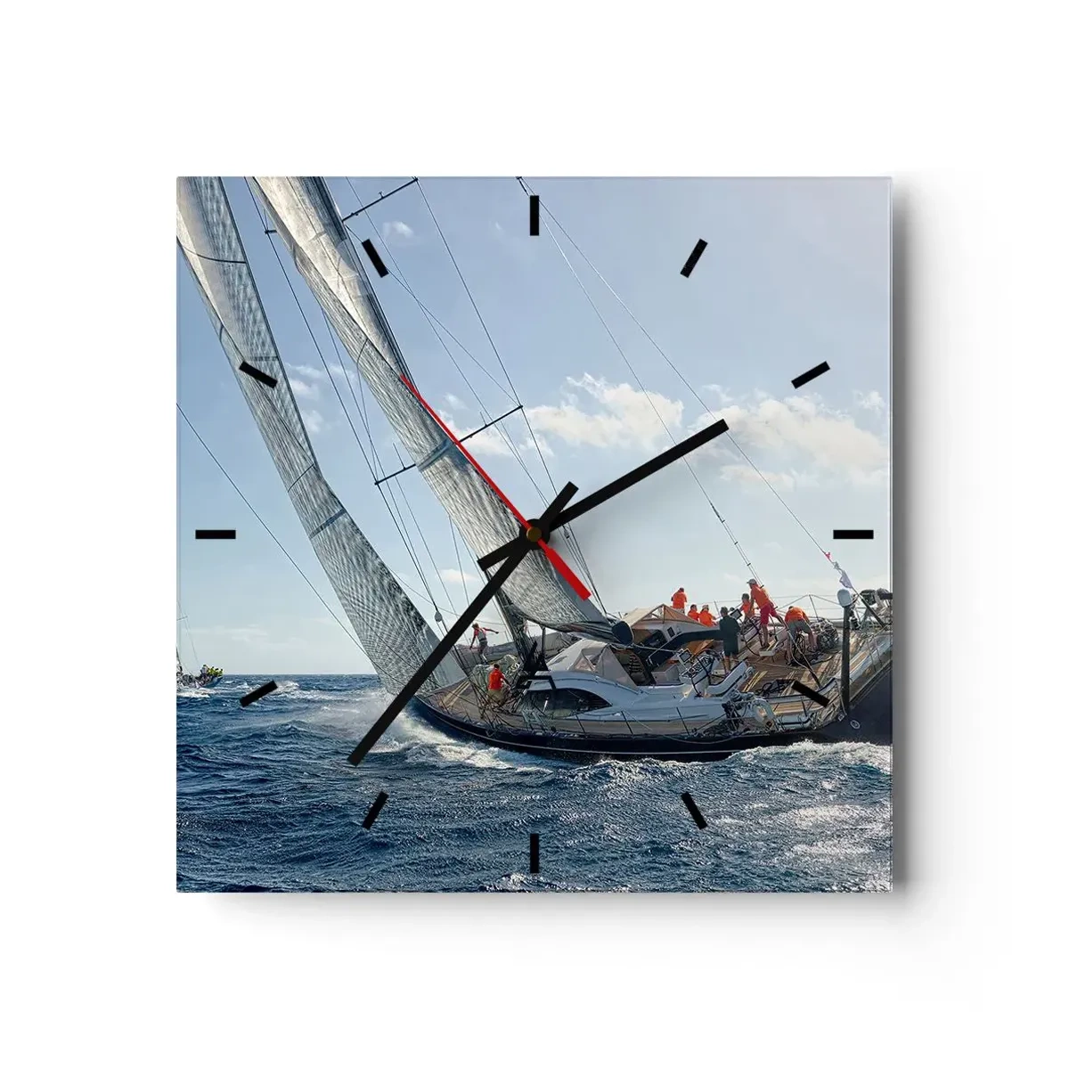 Wandklok - Klok - Laat de betere zegevieren - 40x40 cm