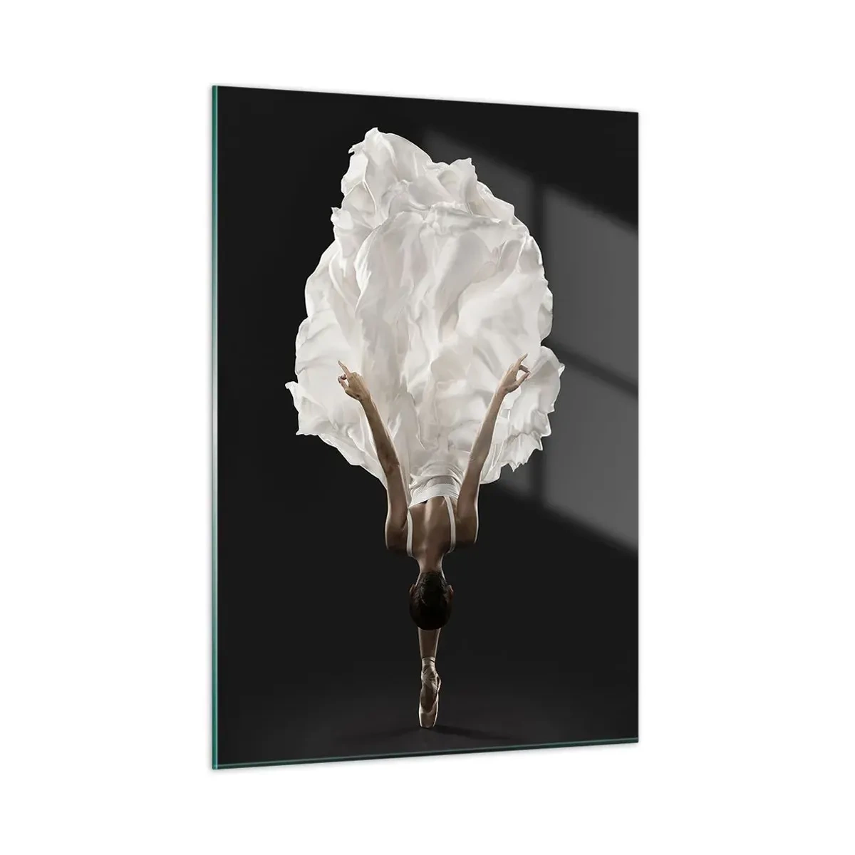 Schilderen op glas - Een buitengewoon einde - 50x70 cm