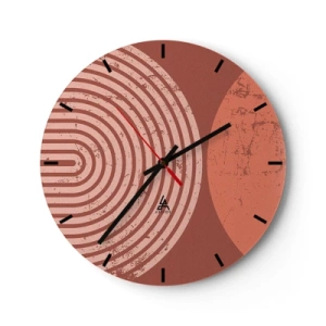 Wandklok - Klok - Een nauwe band - 40x40 cm
