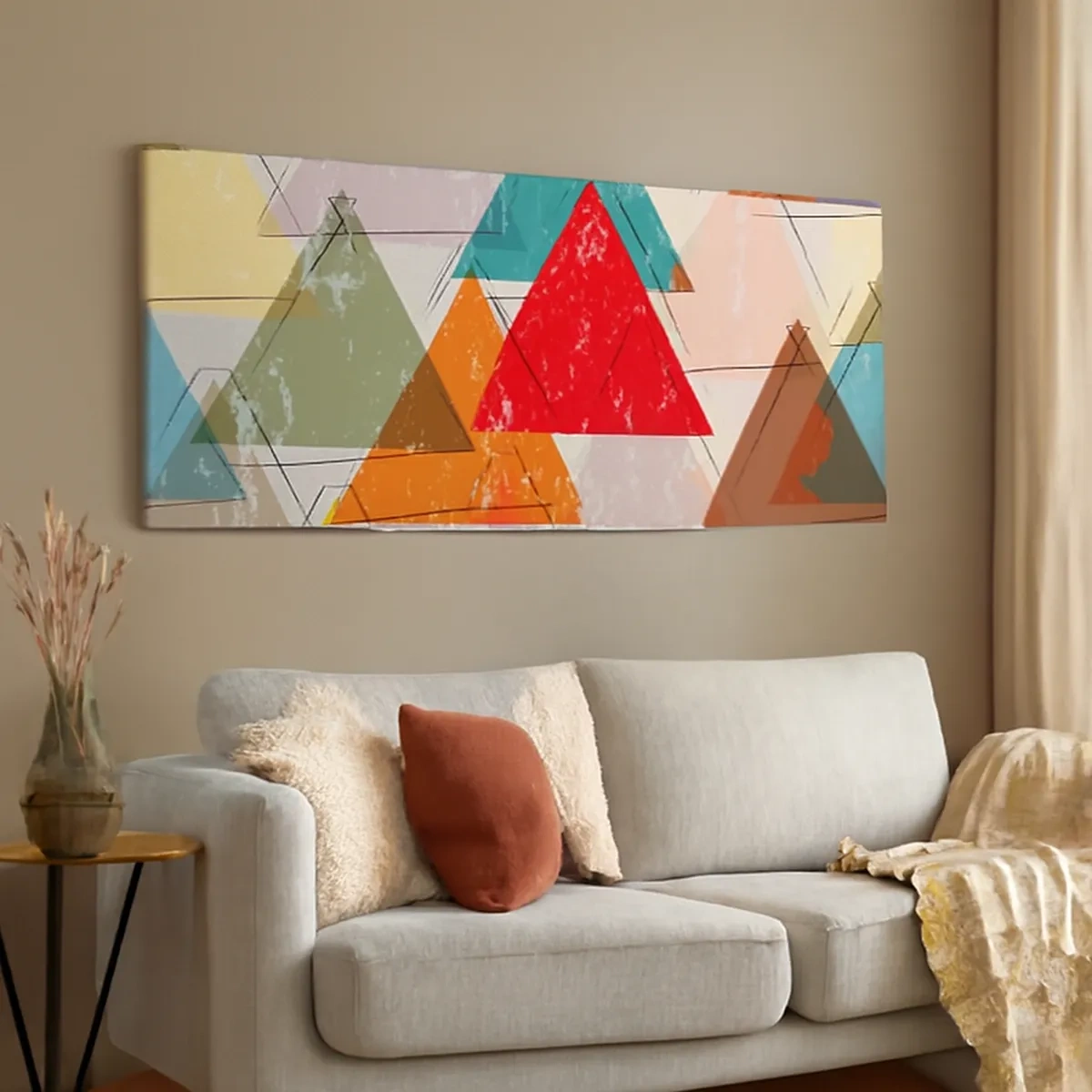 Schilderen op canvas - Onzinnige praat uitslaan - 30x30 cm