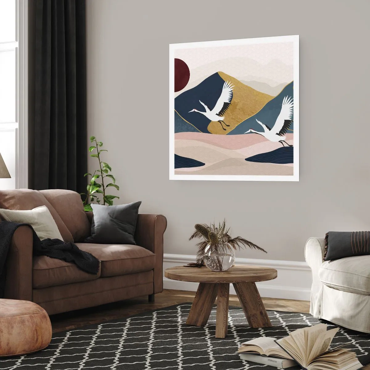 Poster - Het is weer een dag GEGAAN - 60x60 cm
