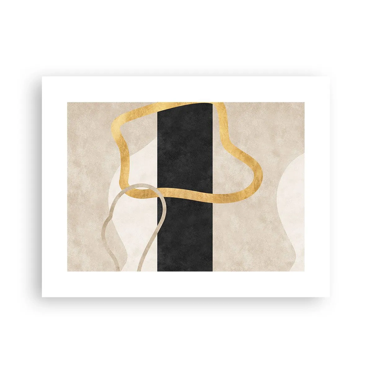 Poster - Verwarde vormen - 40x30 cm