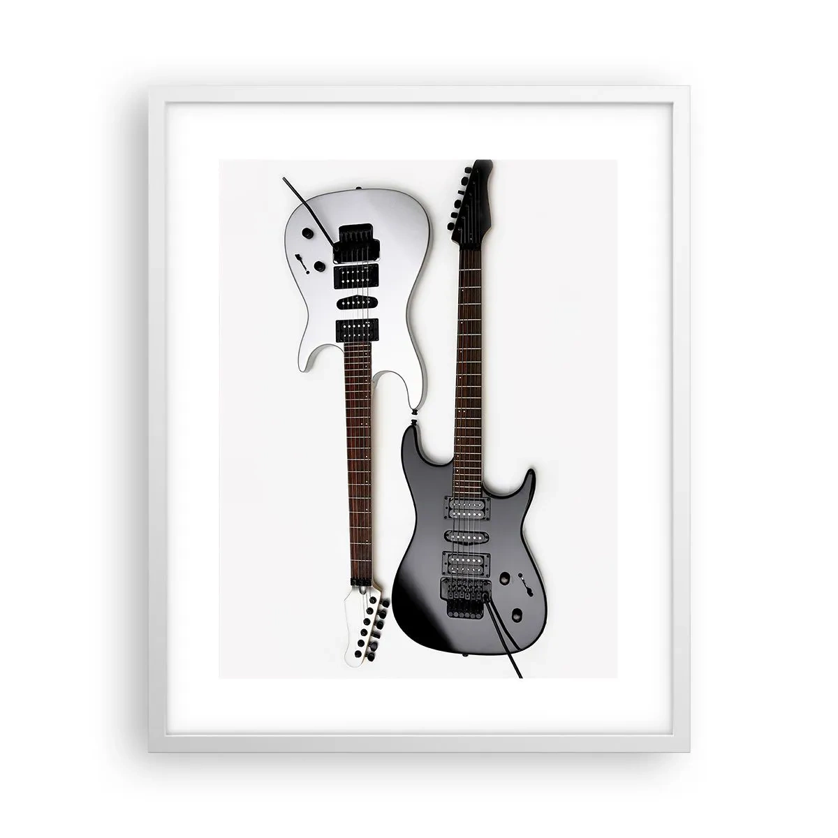 Poster in een witte lijst - Harmonie van vormen - 40x50 cm