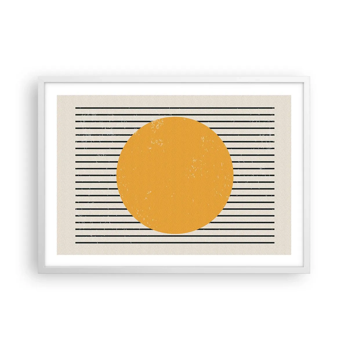 Poster in een witte lijst - De kracht van eenvoud - 70x50 cm