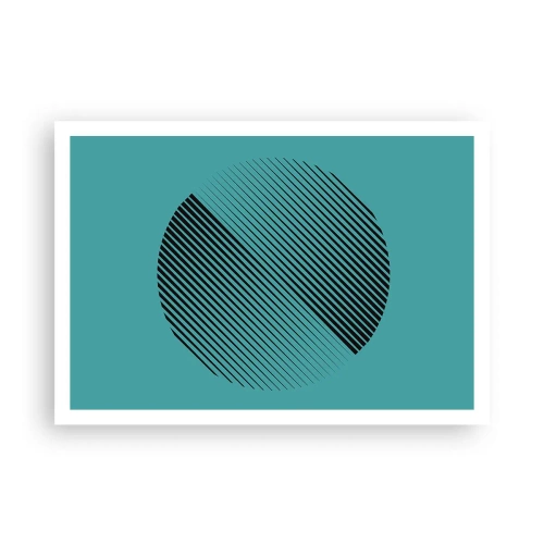 Poster - Cirkel – een geometrische variatie - 100x70 cm