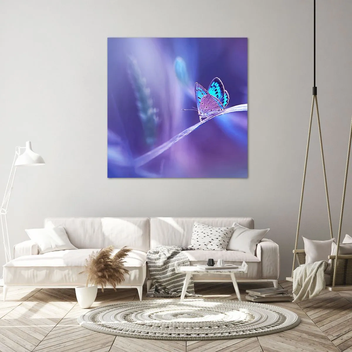 Schilderen op canvas - Een juweel van de natuur - 60x60 cm