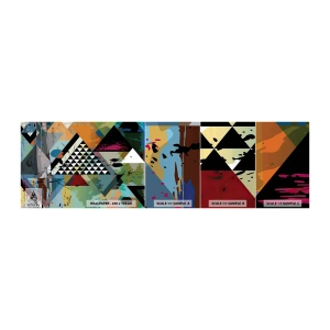 Fotobehang Monster Zelfklevend Deluxe Sticker - Hoe gemakkelijk is het - Abstractie, Deel, Grafisch - 100x30 cm