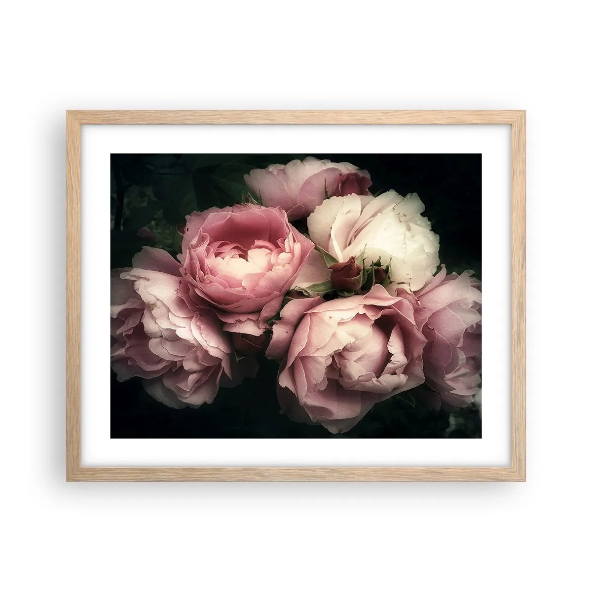 Een poster in een licht eiken lijst - De charme van belle epoque - 50x40 cm