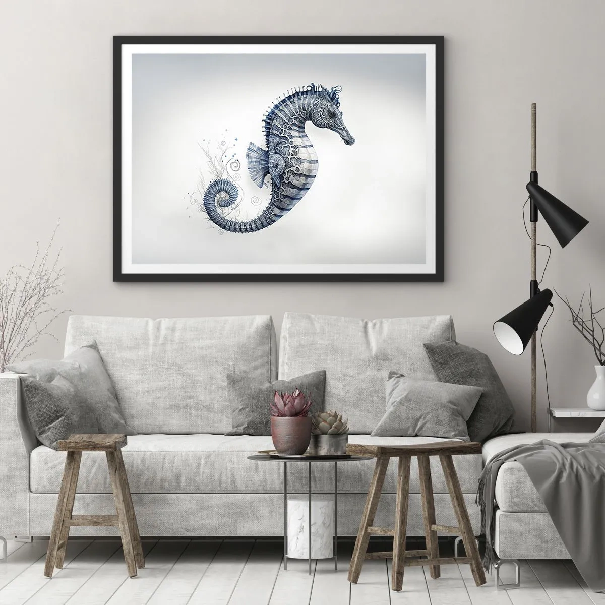 Poster in een zwarte lijst - Een subtiele grap van de natuur - 91x61 cm