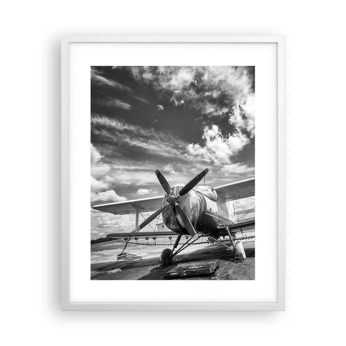 Poster in een witte lijst - Ik kan niet wachten! - 40x50 cm