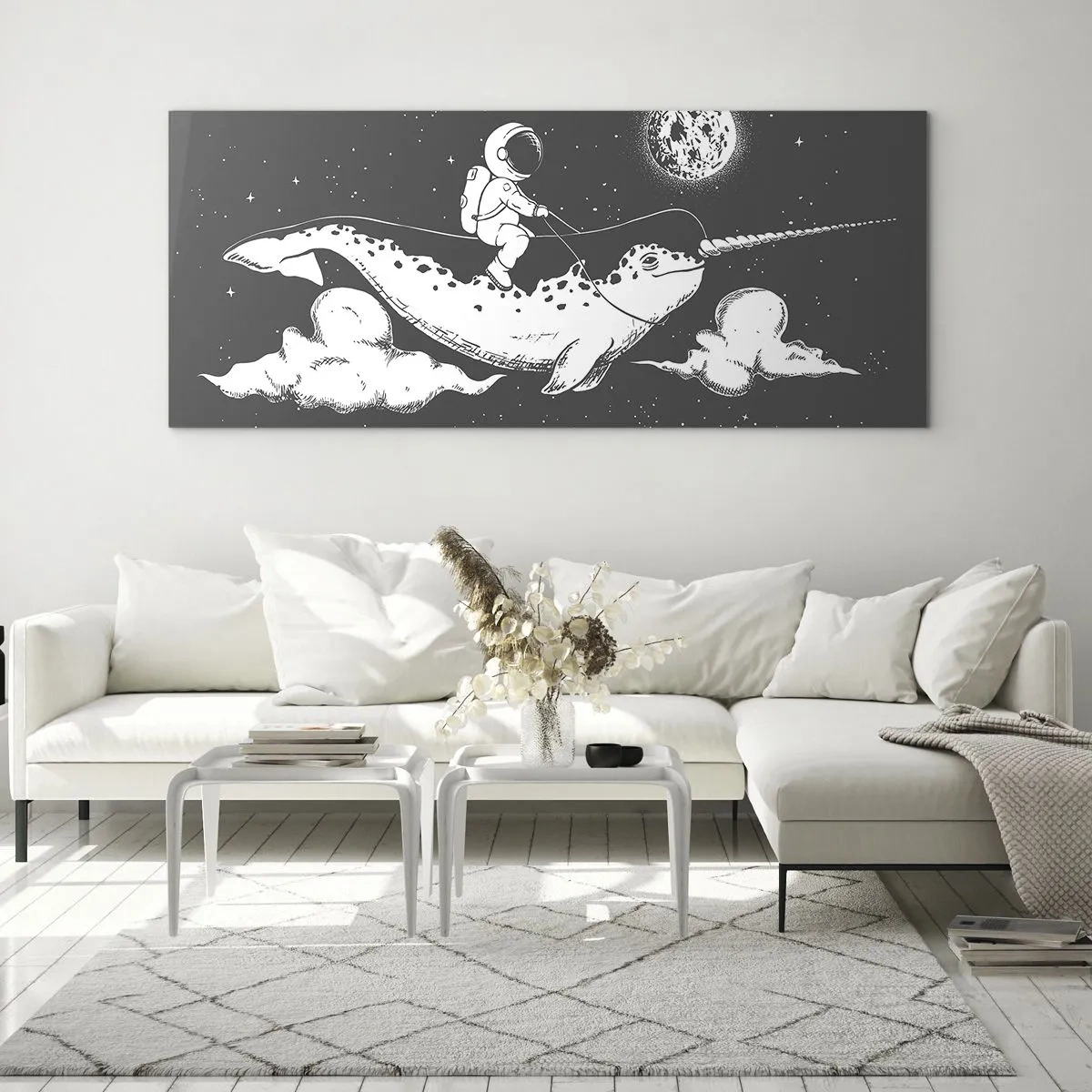 Schilderen op glas - Ruimte Ruiter - 160x50 cm