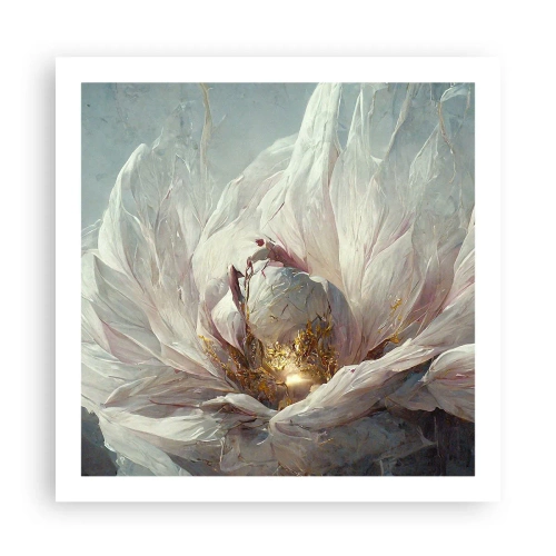 Poster - Hij bloeit eens in de honderd jaar - 60x60 cm